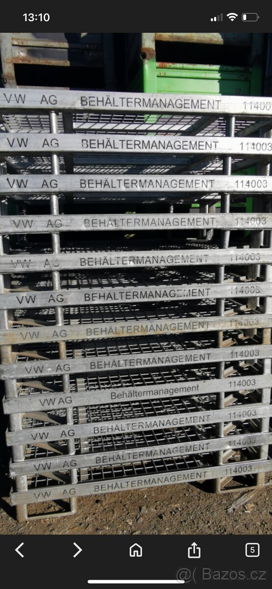 Nakup a prodej gitterboxů, ktp boxů, ostatních obalů.