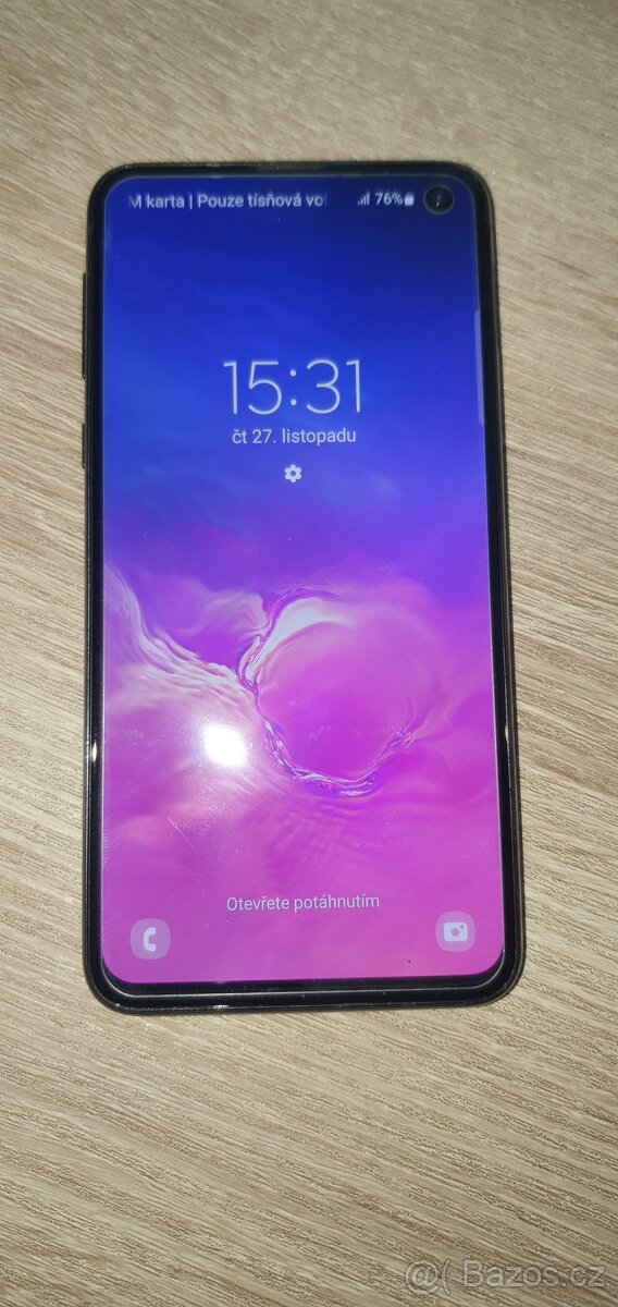 Prodám špičkový Samsung-S 10E, 6GB-Ramka,128GB, ry\chlý, kr