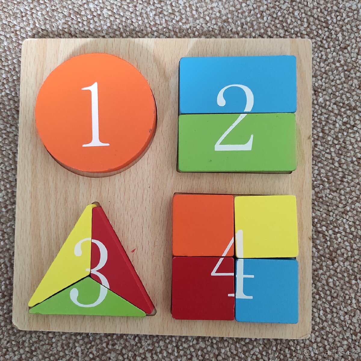 Dřevěná skládačka