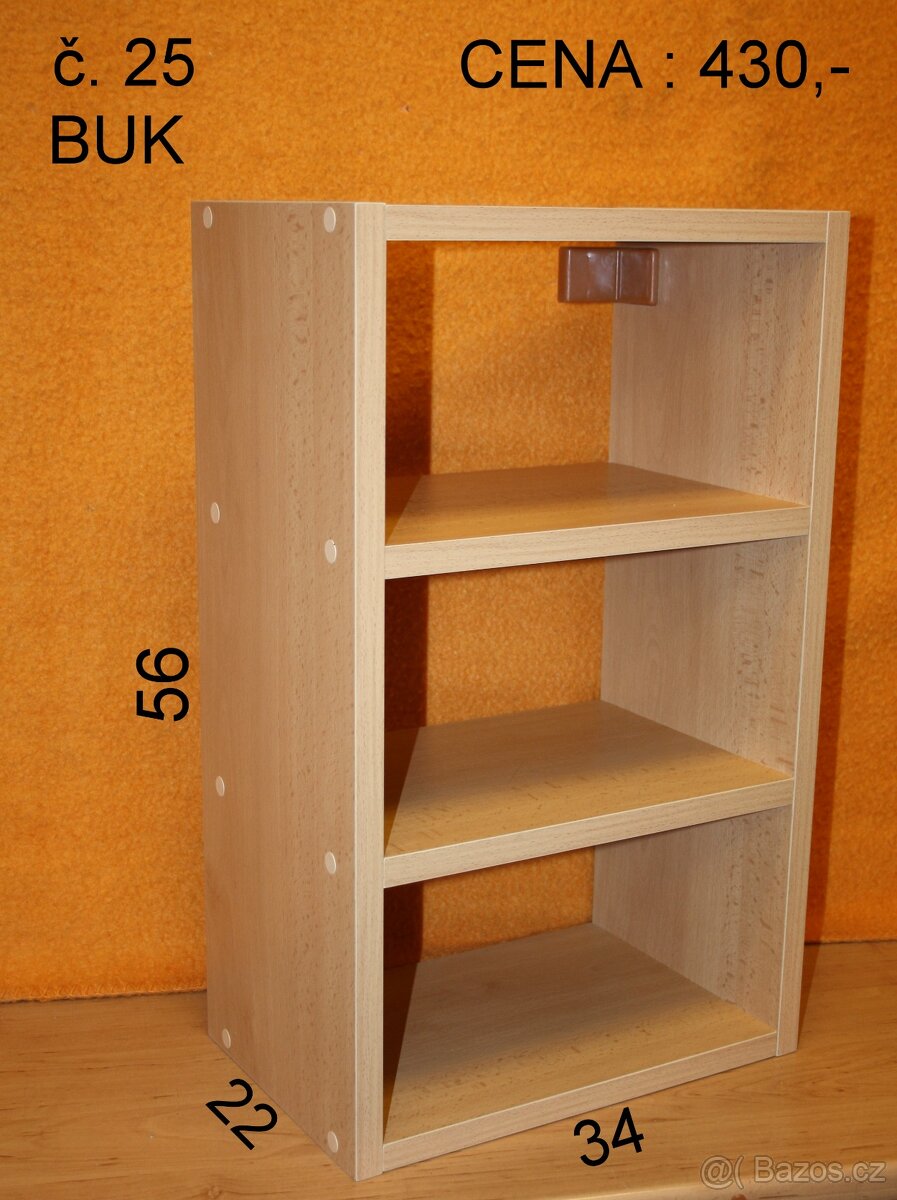 Poličky na hračky a knížky 2. série