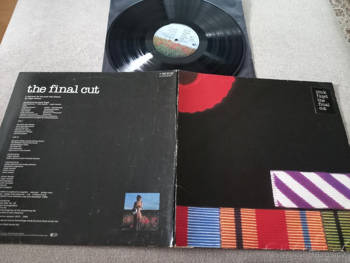 PINK FLOYD „ The Final Cut „ /Harvest 1983/rozkl obal, top s