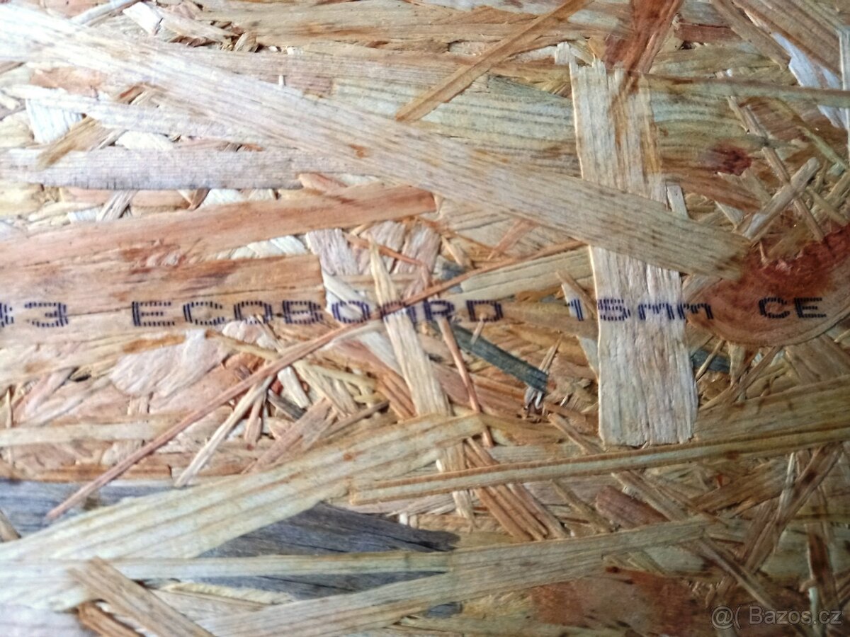 OSB Desky 15mm - zbytek se stavby levně