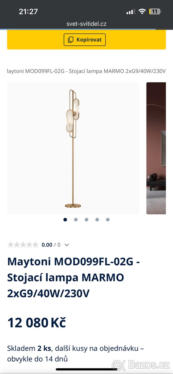 Stojací lampa Maytoni