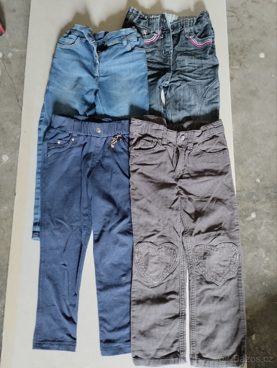 Dívčí kalhoty velikost 104