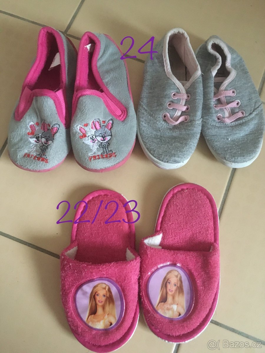 tenisky backory přezůvky