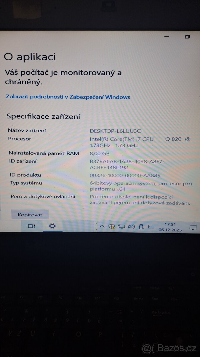 Dell Precision M4500, model PP30LA, vč. zdroje