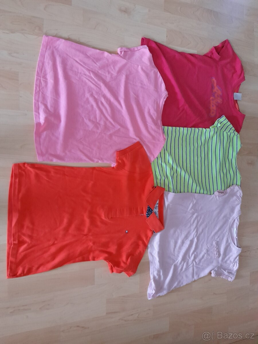 Trička krátký rukáv, vel. 10-12 let.