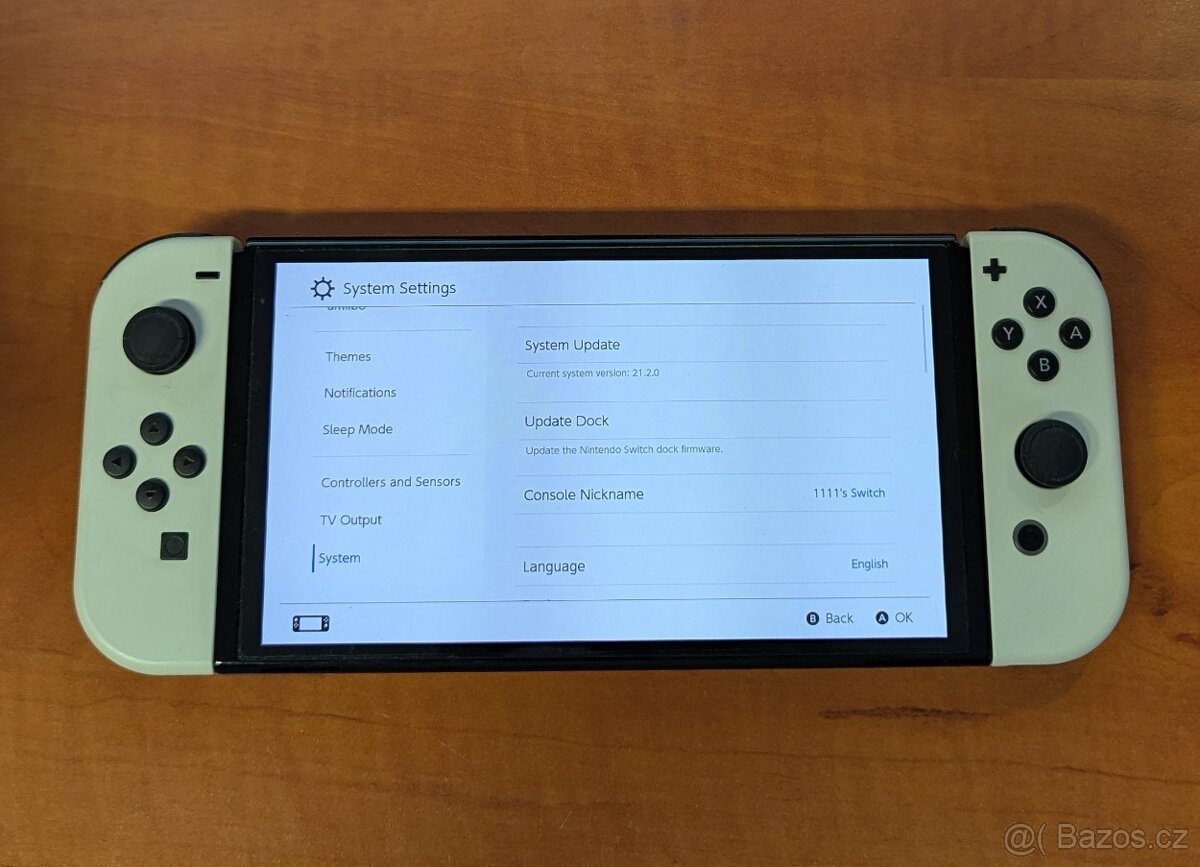 Nintendo Switch OLED Bílé - Komplet balení TOP Stav
