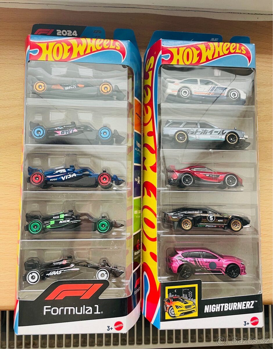 5 PACK HOT WHEELS