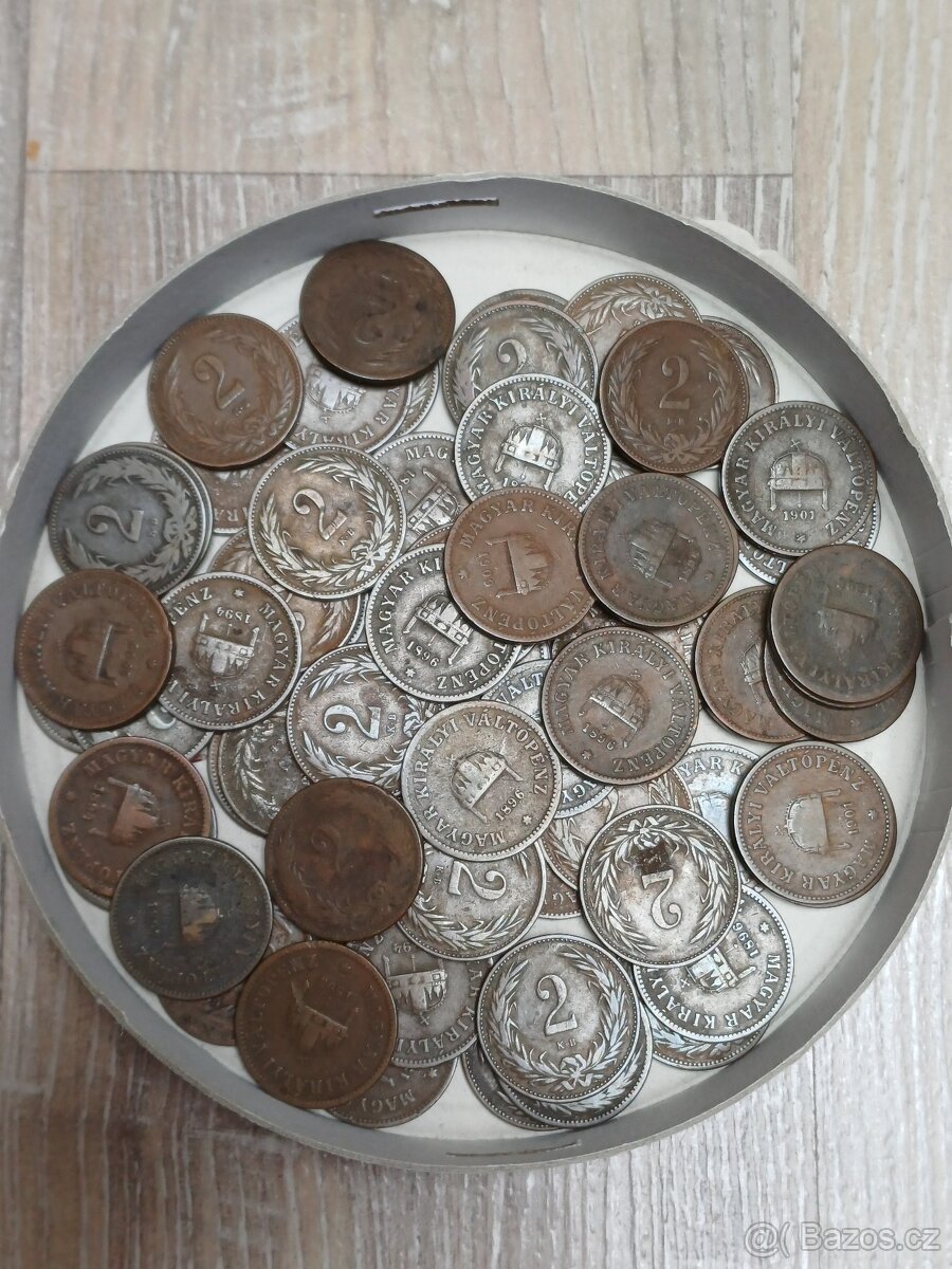 Staré mince Uherska 2 Filler