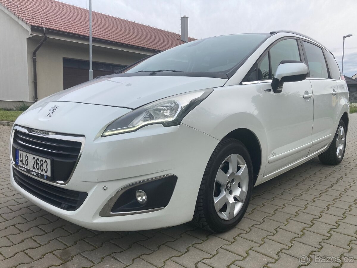 PEUGEOT 5008 1,6HDi 84KW,koupeno v ČR odpočet DPH.