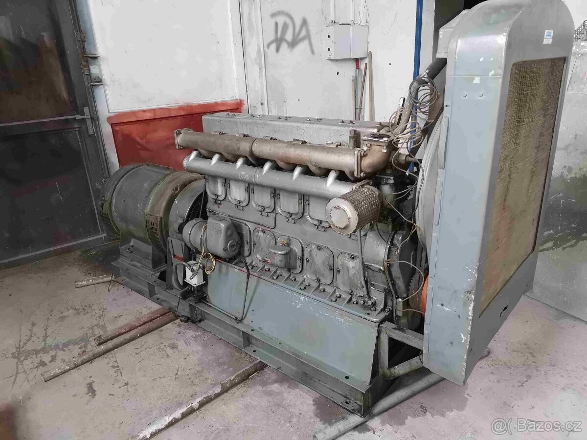 Generátor, elektrocentrála ČKD 6S110