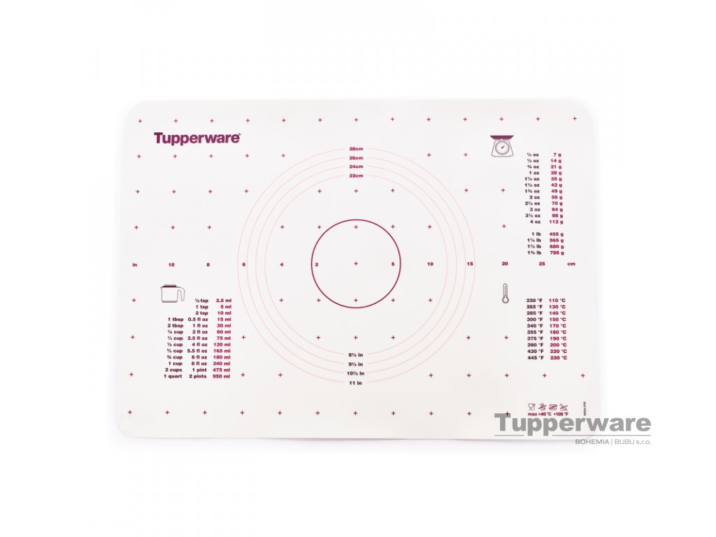 Prodej nové podložky Tupperware