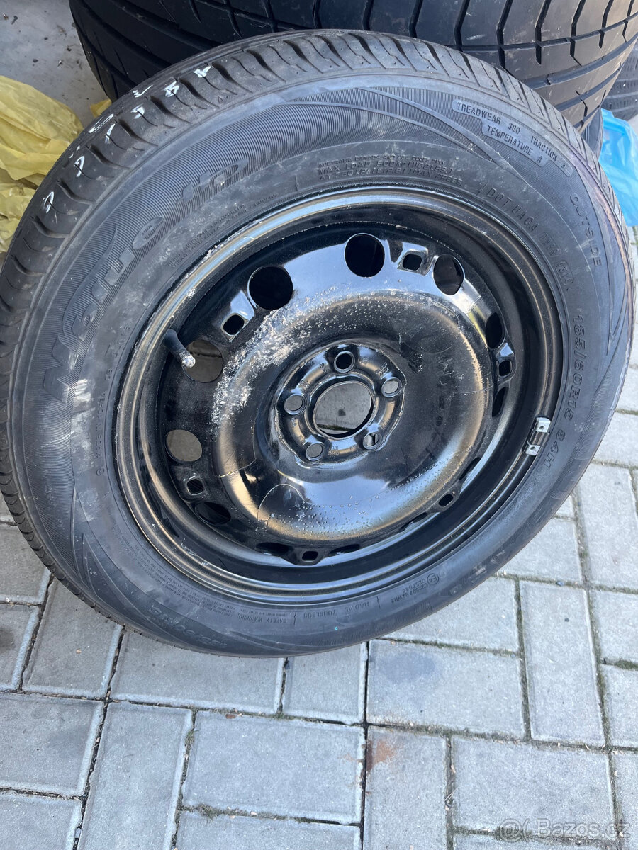 Pneu + disk 185/60 R15 5x100 6Jx15H2 ET43 1kus