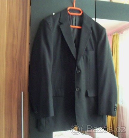 pánské černé sako vel.50