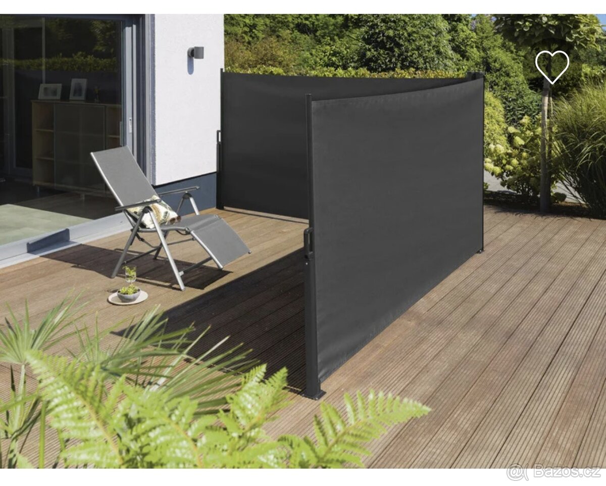 Dvojitá boční markýza 160x600 cm Lidl