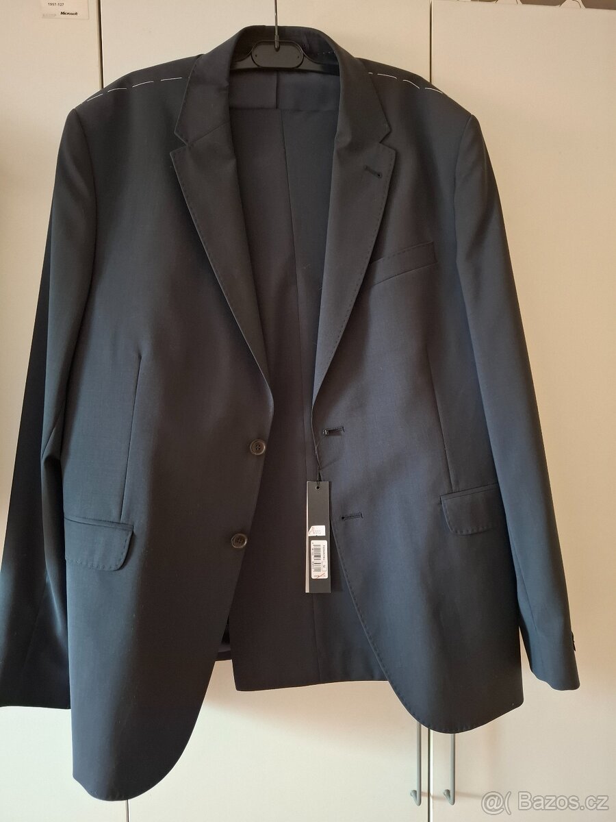 Značkový pánský oblek vel. 54