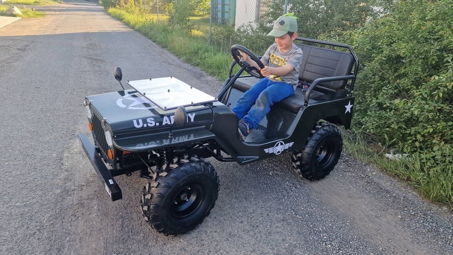 Mini Jeep Willys 150ccm pro deti a dospele