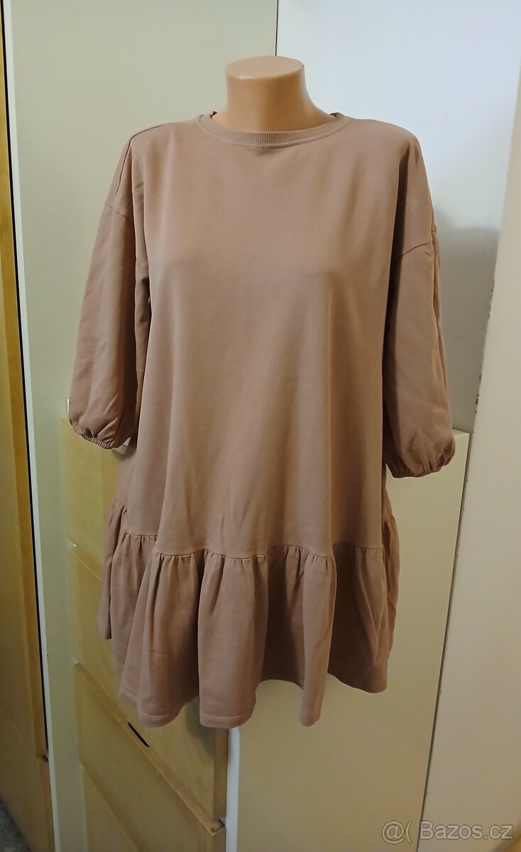 Volné mikinové šaty Pull & Bear vel. univerzální