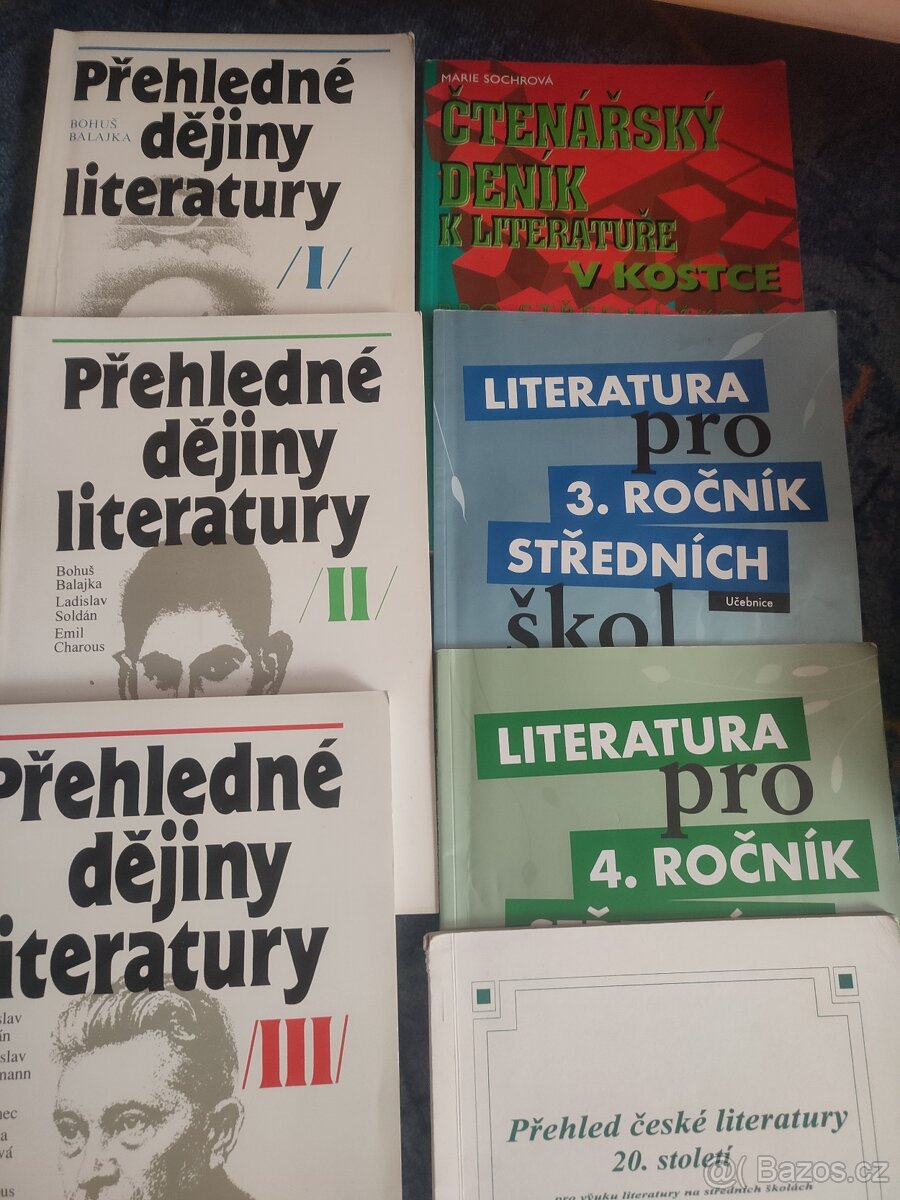 Přehledné dějiny literatury, čtenářský deník, komunikace a s
