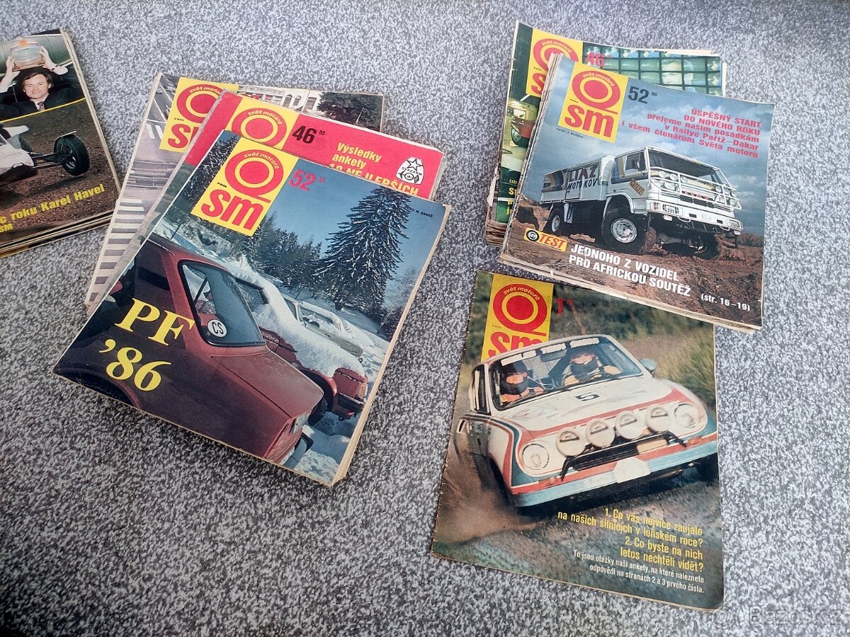 Časopis Svět motorů, 80.léta, 102 kusů