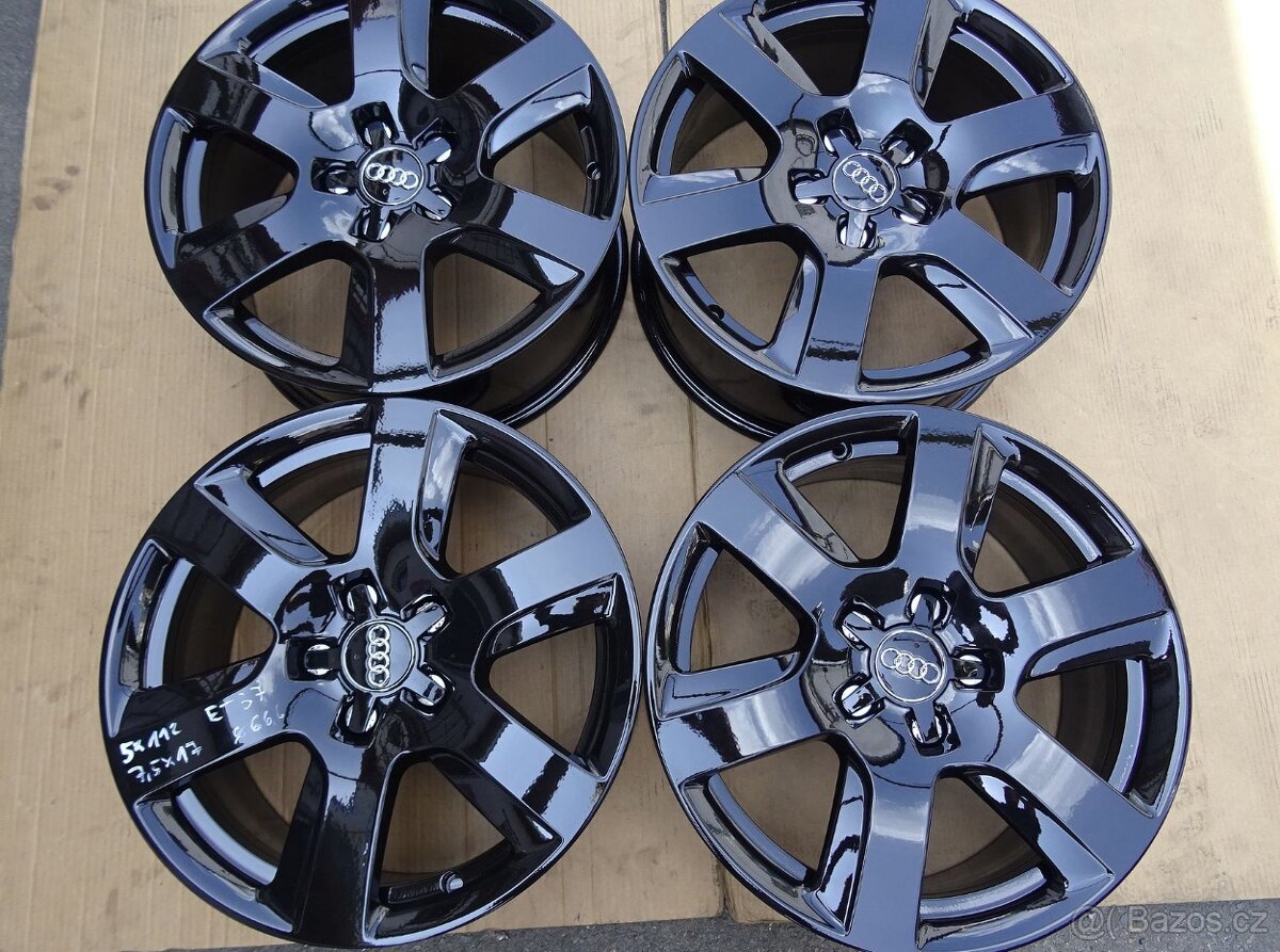 Alu disky origo Audi, VW, Škoda, 17", 5x112,ET 37,šíře 7,5J