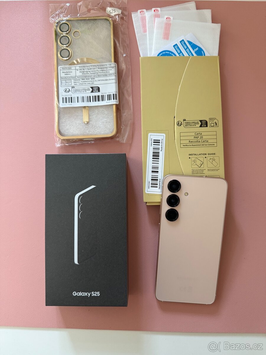 Samsung Galaxy S25 pink gold 512GB