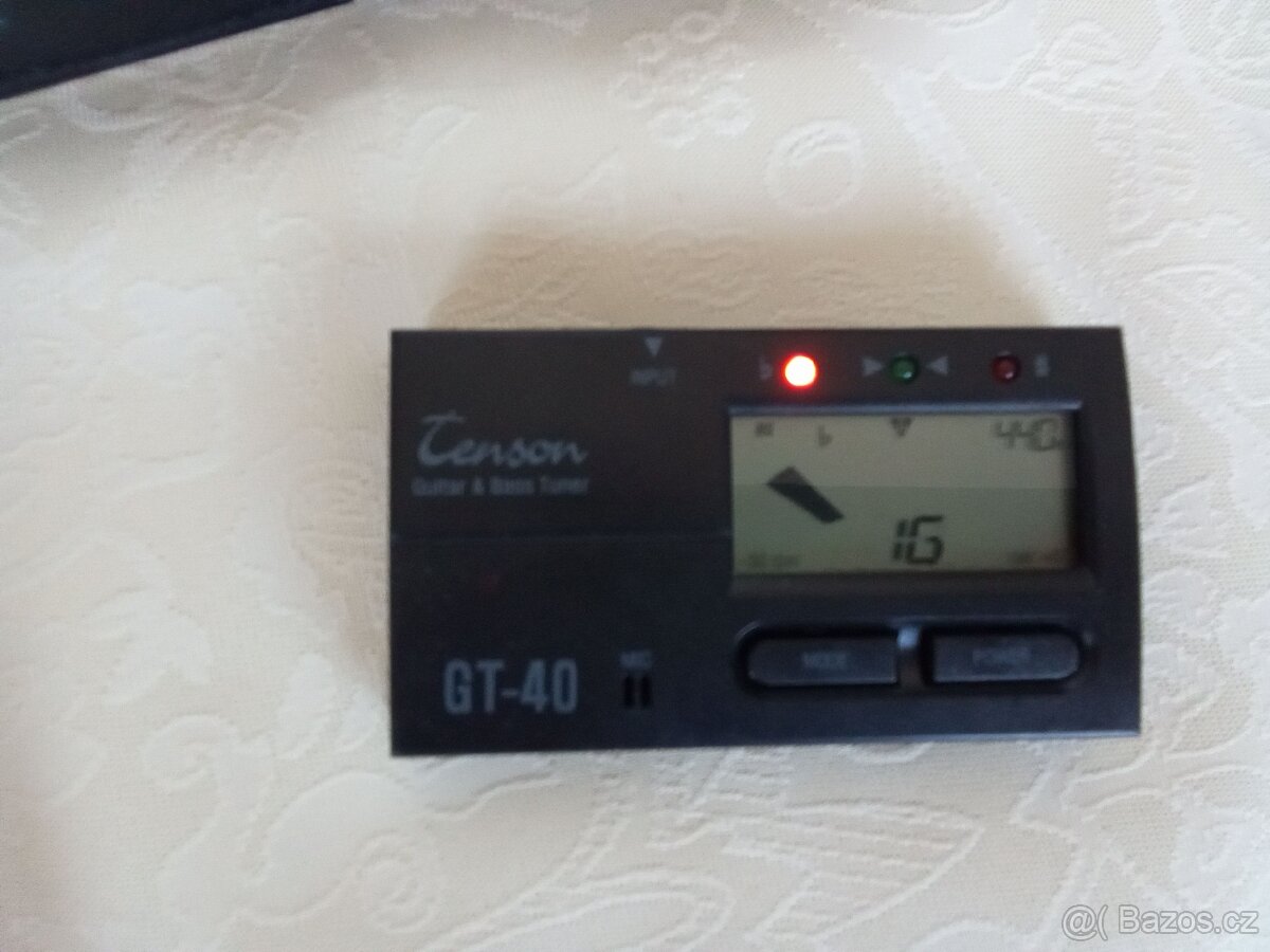 Ladička Zn. Guitar/Bass tuner Gt -40