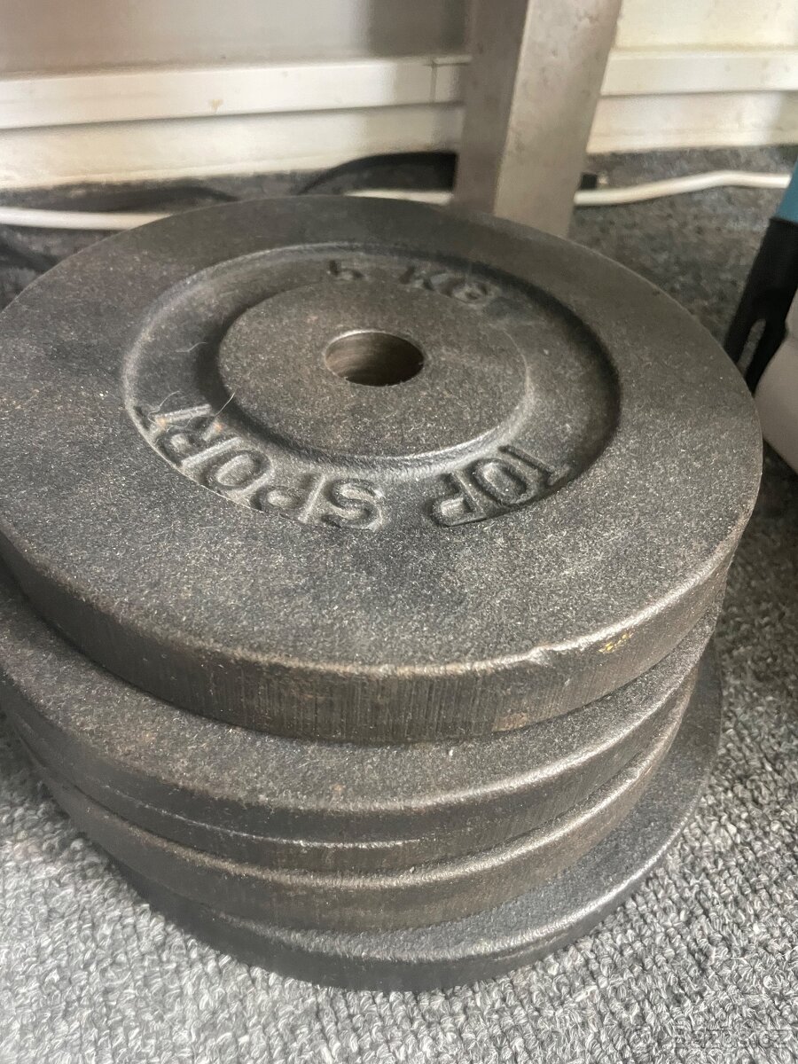 závaží litinové 4x5kg