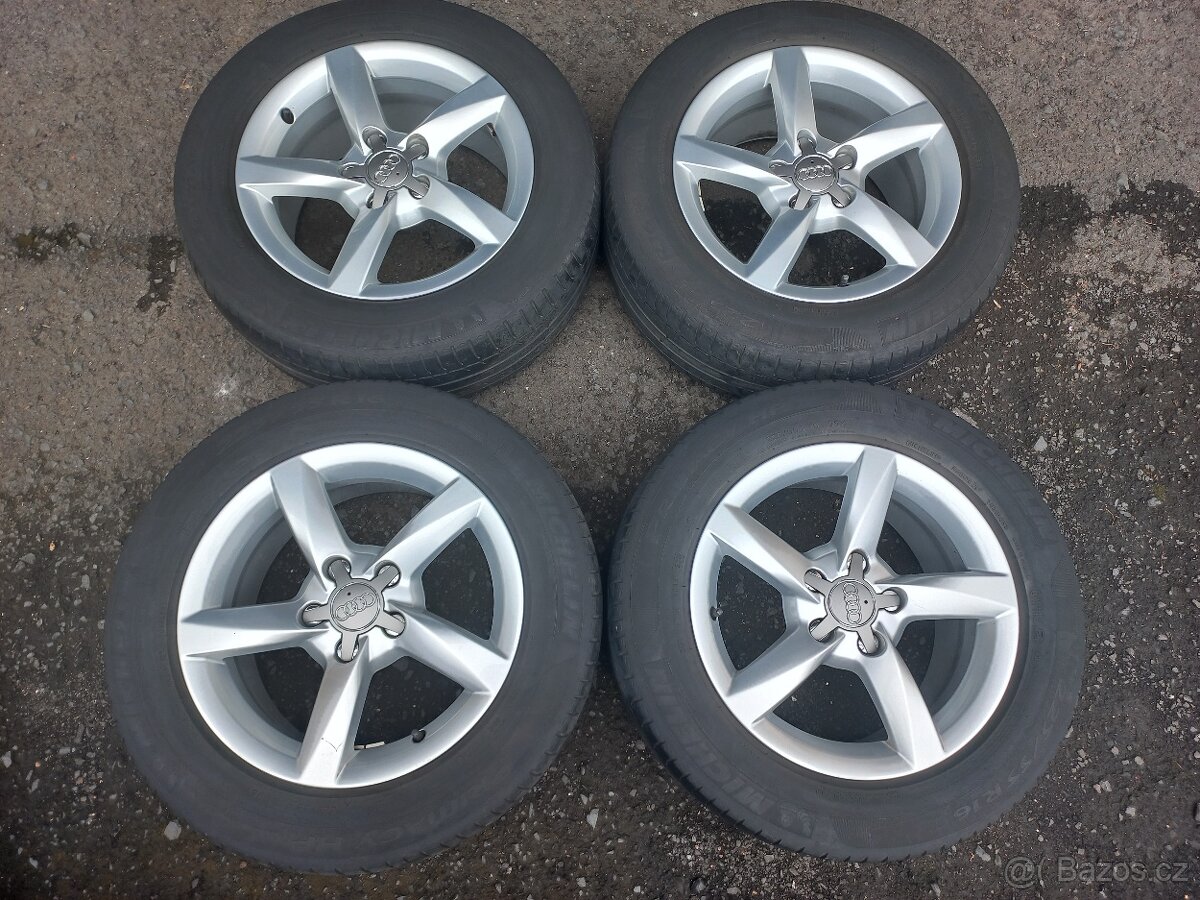 Sada Orig ALU kol Audi 225/55 R16 letní