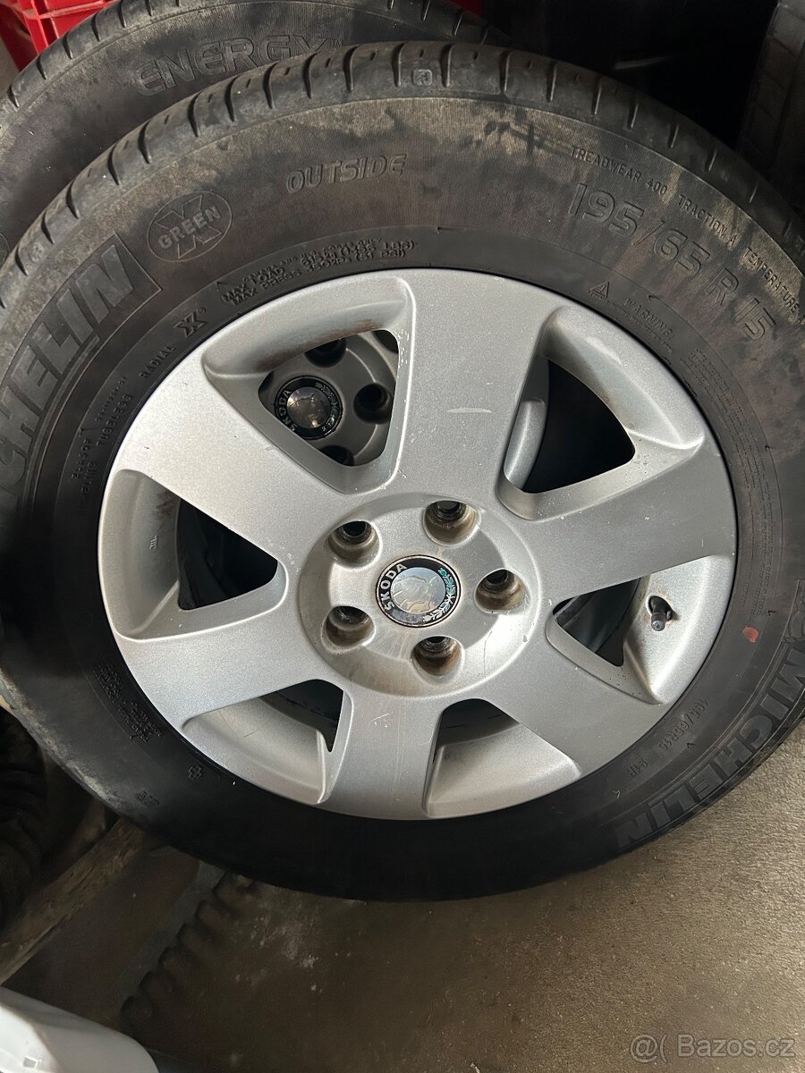 Škoda alu kola 5x112 r15