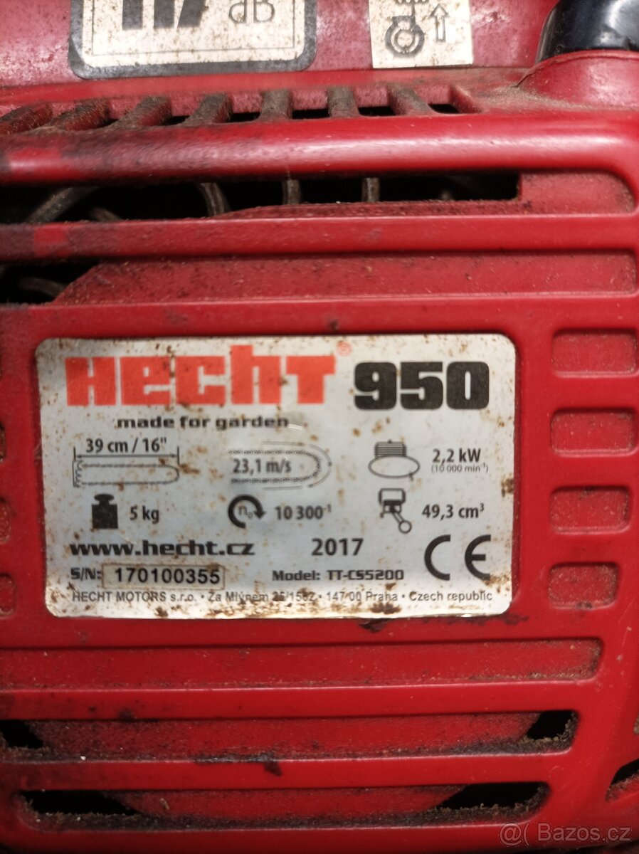 Prodám motorovou pilu Hecht 950