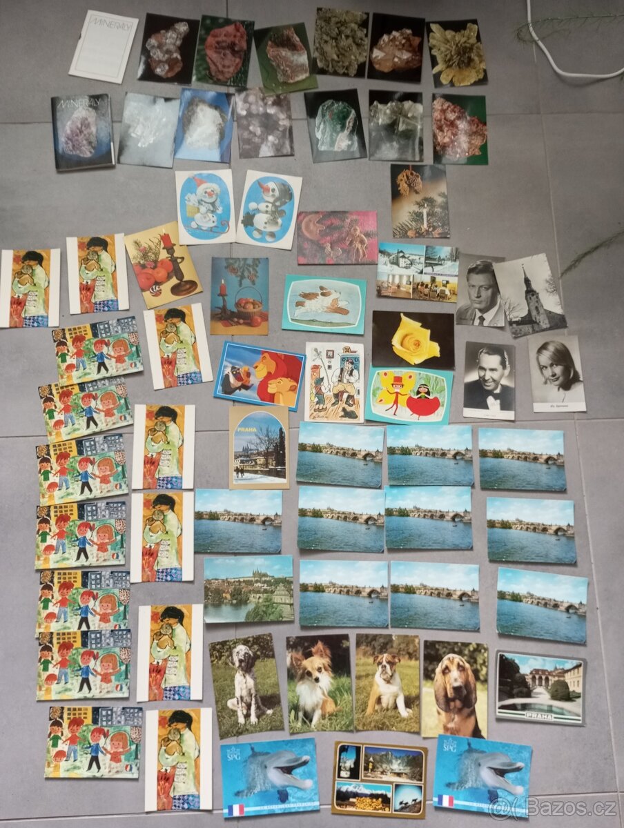 Mix pohlednic za celkem 30 Kč