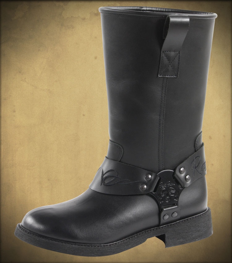 Vysoké kožené boty Rusty Pistons RPBO02