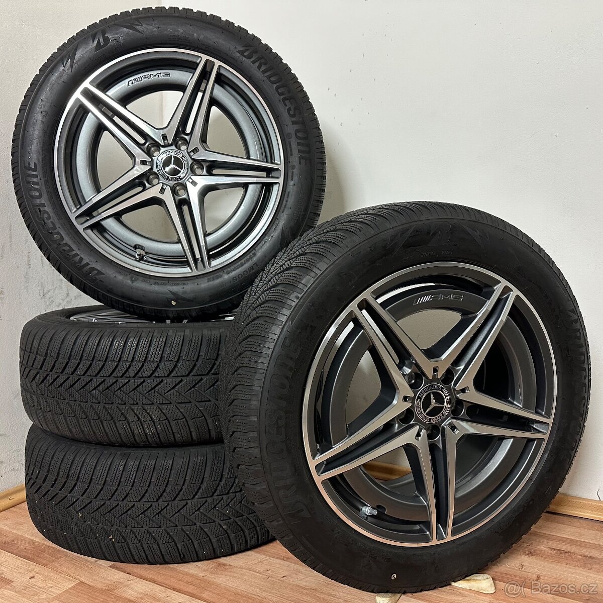 MERCEDES EQC AMG 5x112 R19 ET34+ZIMNÍ 235/55R19 7mm