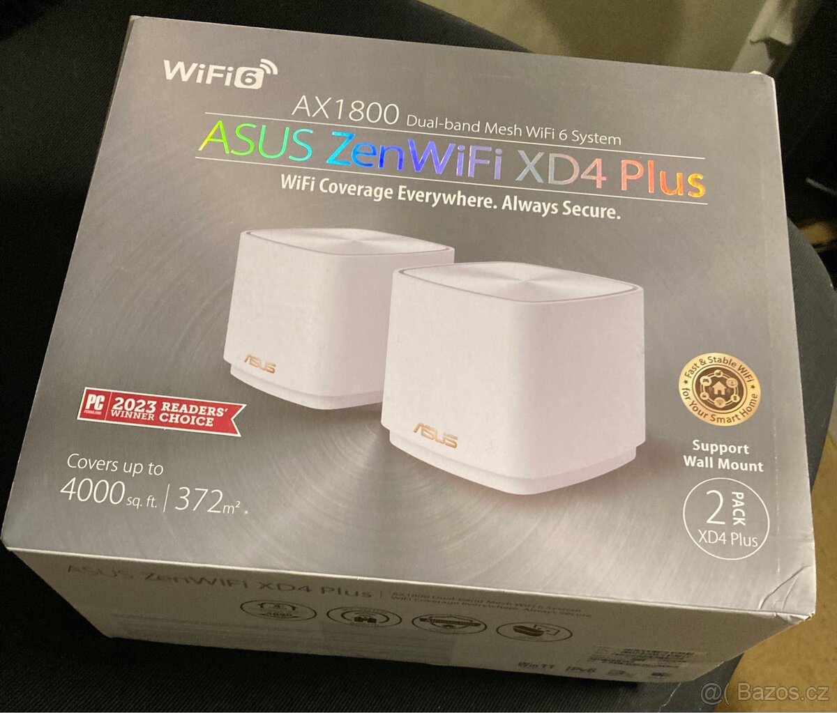 WiFi MESH systém ASUS Zenwifi XD4 Plus se dvěma jednotkami