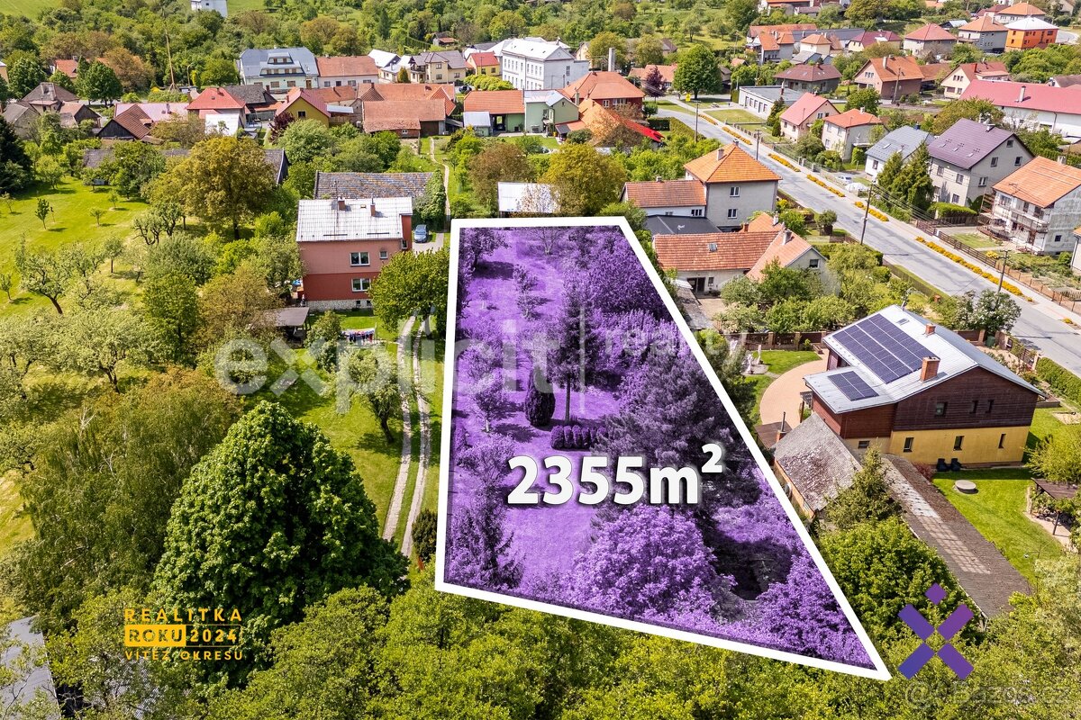 Prodej pozemek pro bydlení, 2355 m2 - Podhradní Lhota, Zlíns