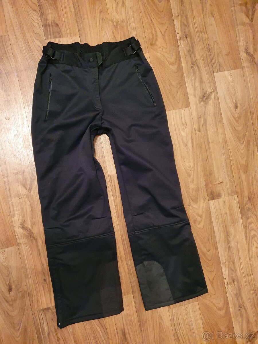 Cerne damske lyzarske kalhoty oteplovaky Crivit L/40