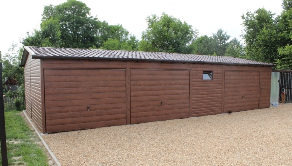 Plechová garáž 12x6