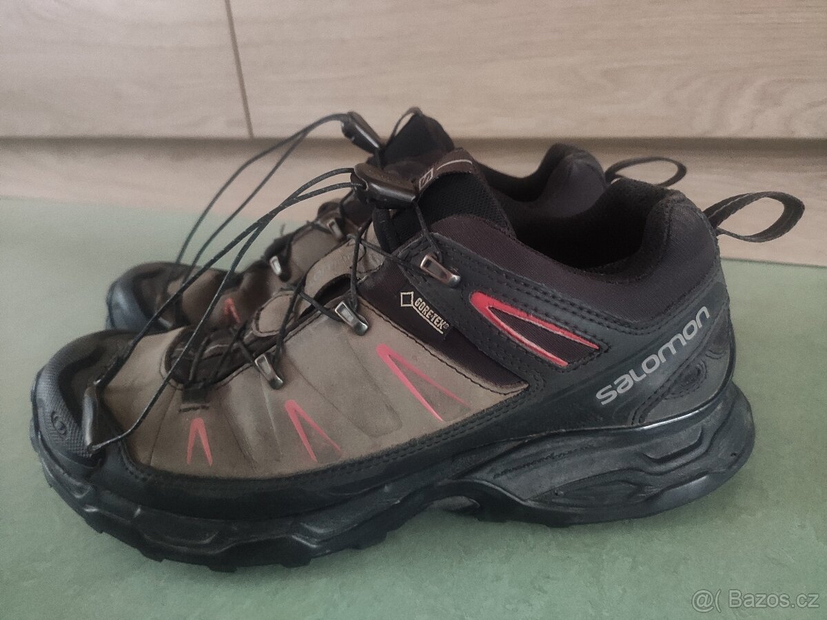 Salomon boty outdoorové kožené Gore-Tex vel. 38