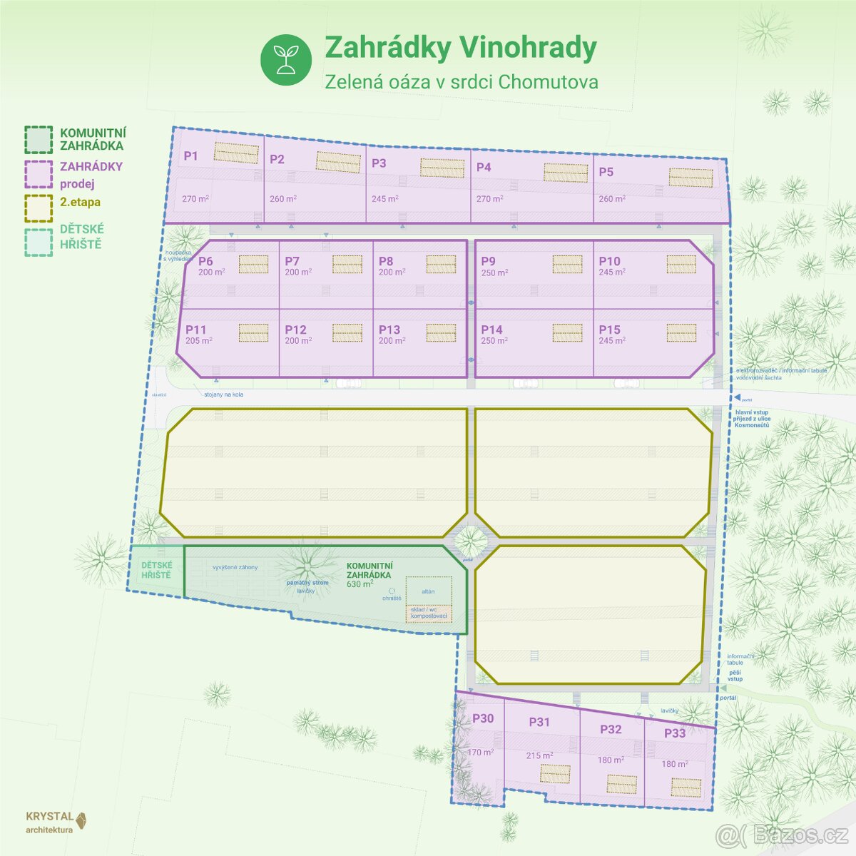 NA PRODEJ – Prémiové zahrádky v centru Chomutova 🌿