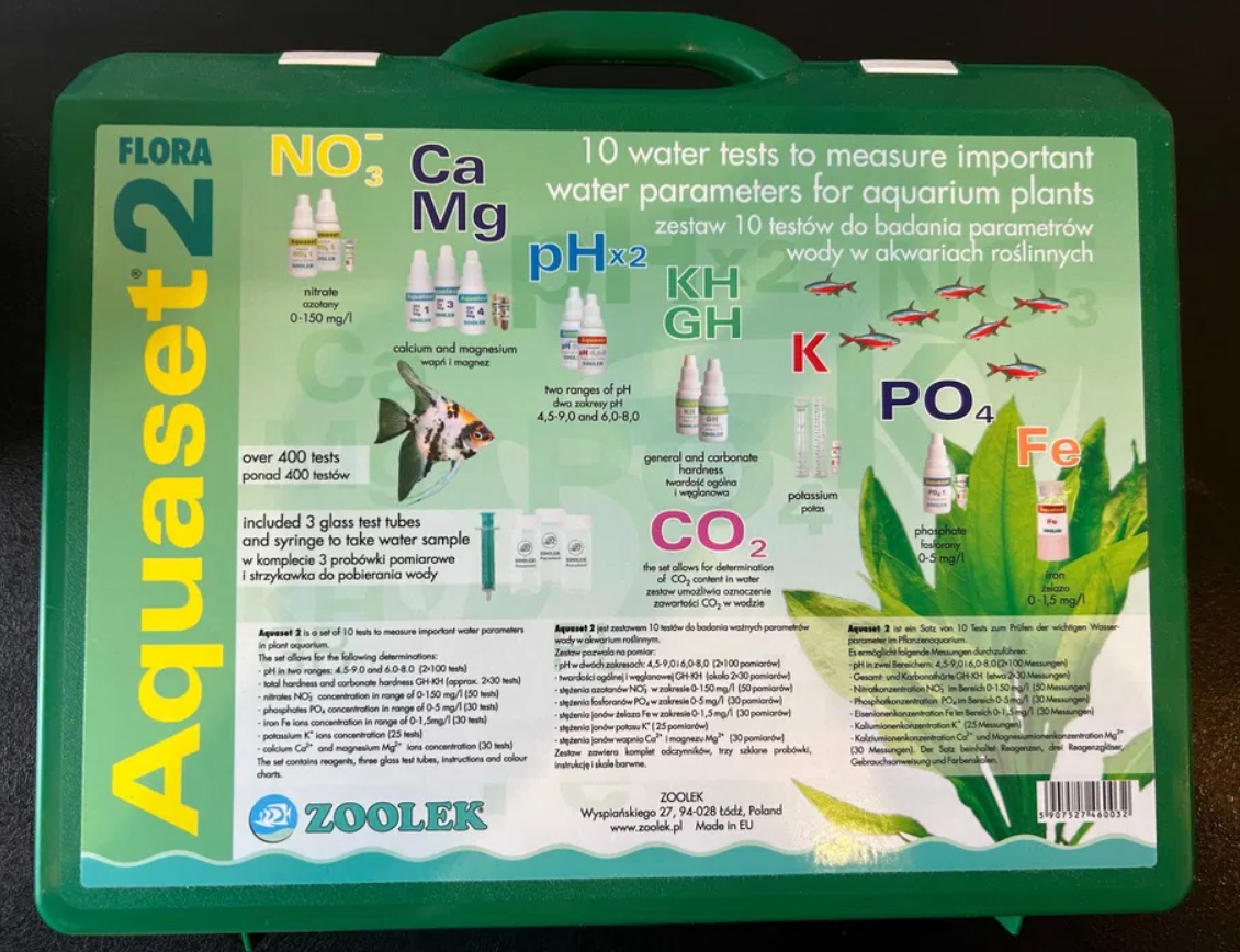 Akvarijní testy Zoolek Aquaset 2 Flora