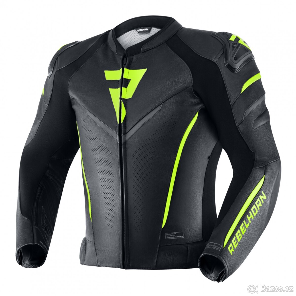 bunda EBELHORN FIGHTER black/fluo yellow 43