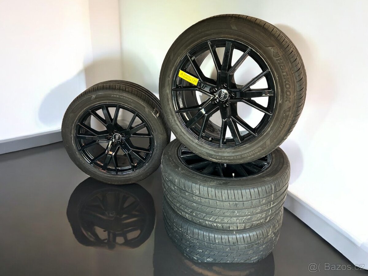 Zánovní alu kola Audi 5x112 + Letní 285/45r21