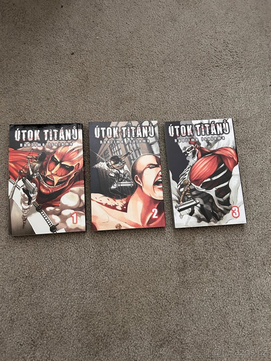 Attack on titan 1-3