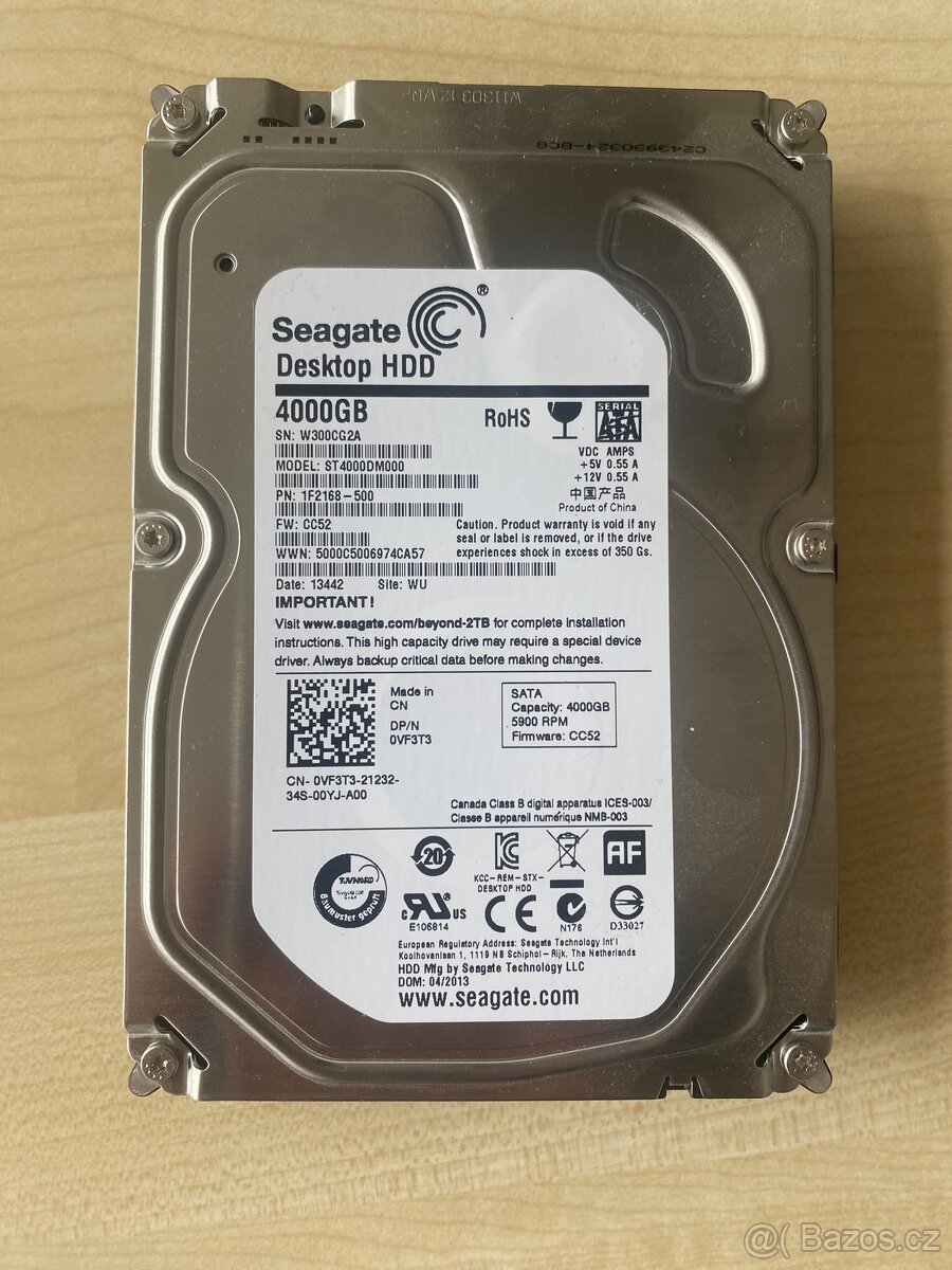 4TB HDD disk Seagate Desktop HDD
