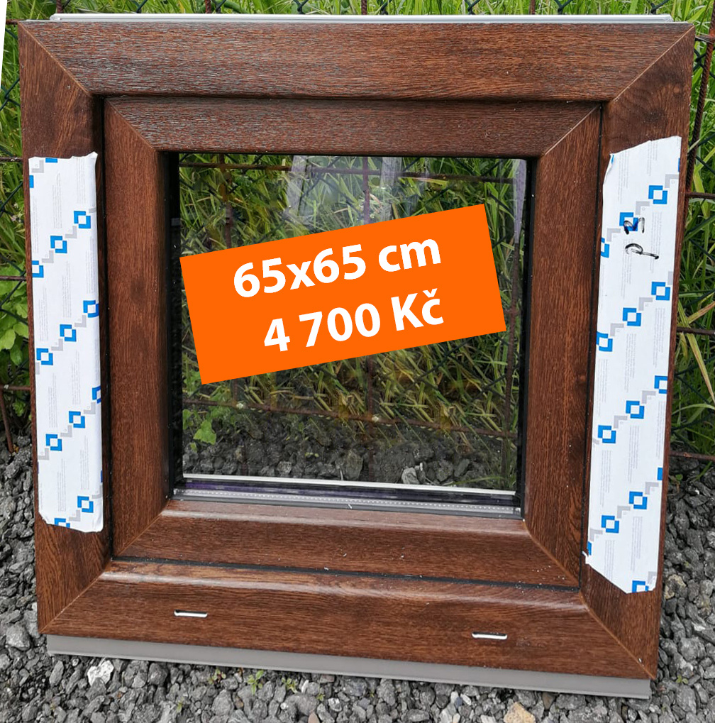 65x65 dekor ořech