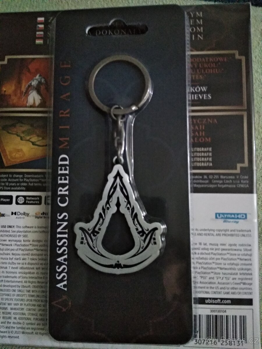 Assassin’s Creed Mirage klíčenka a DLC z Launch Edition PS5