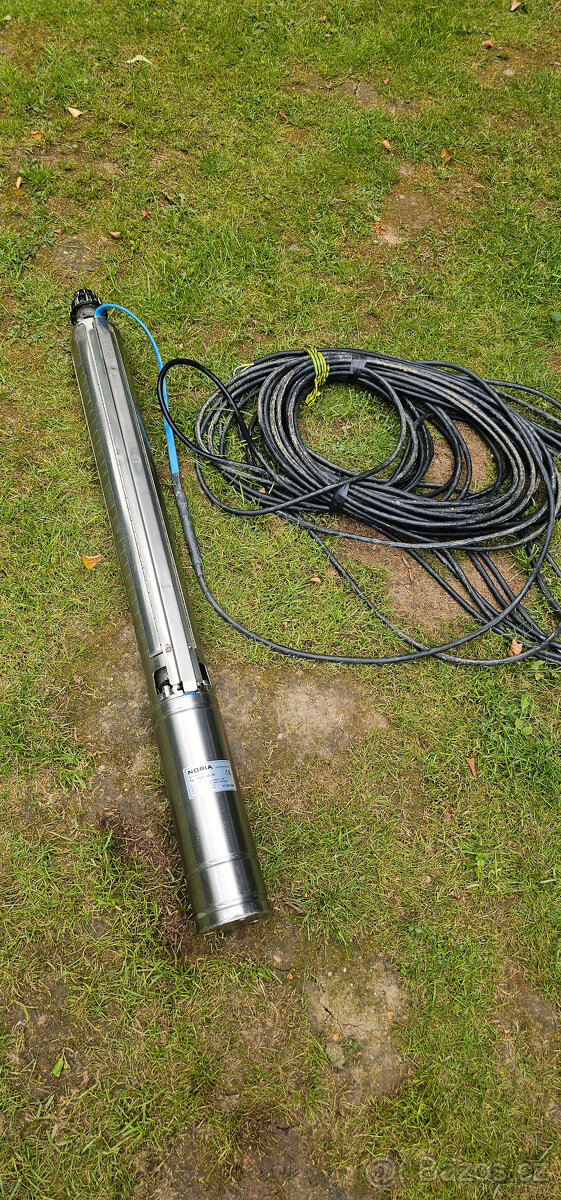 Nové výkonné čerpadlo NORIA 60 m vrt, 230 V
