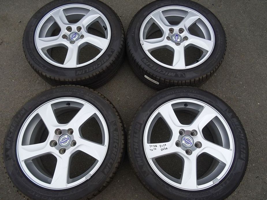 Alu disky originál Volvo, 17", 5x108,ET 50, letní pneu